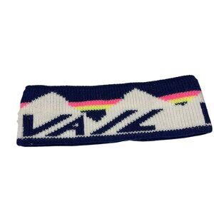 Vintage Vail Woolens Knit Headband – 80s Retro Ski Style – Made in USA